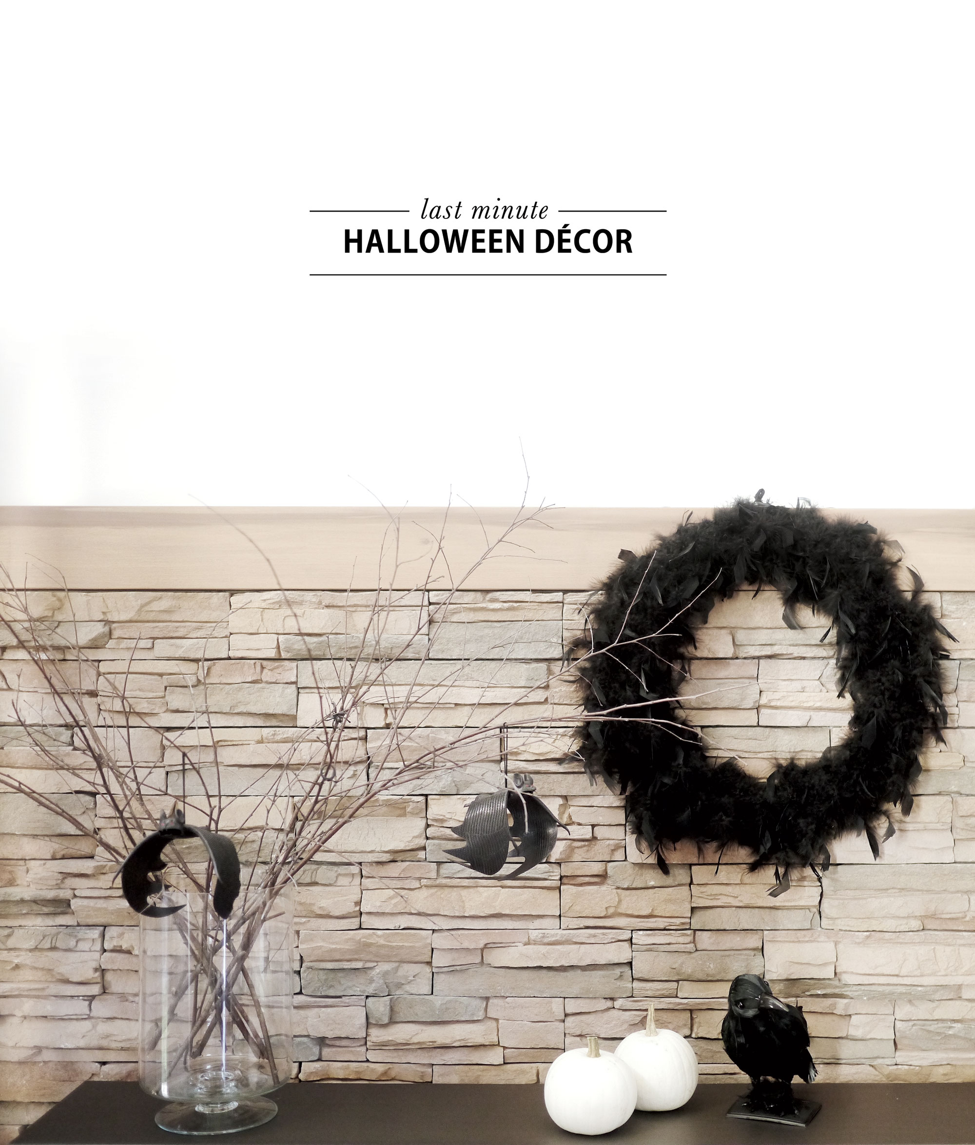 last minute halloween decor ideas