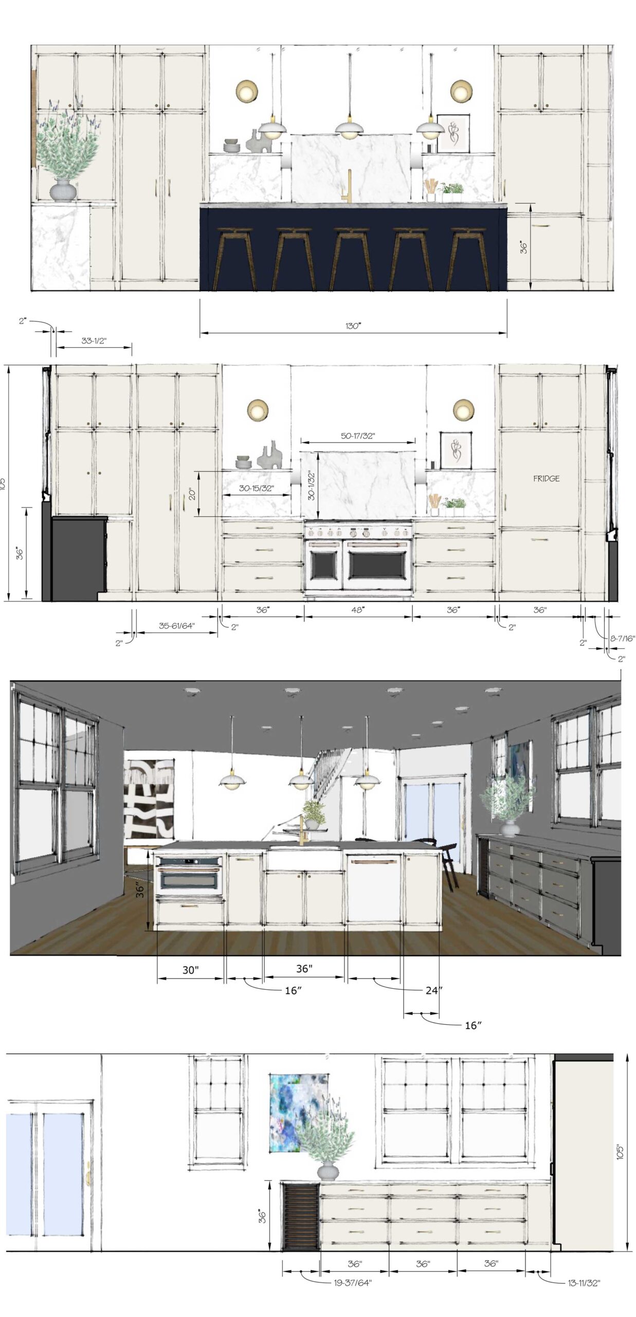 cabinet elevations