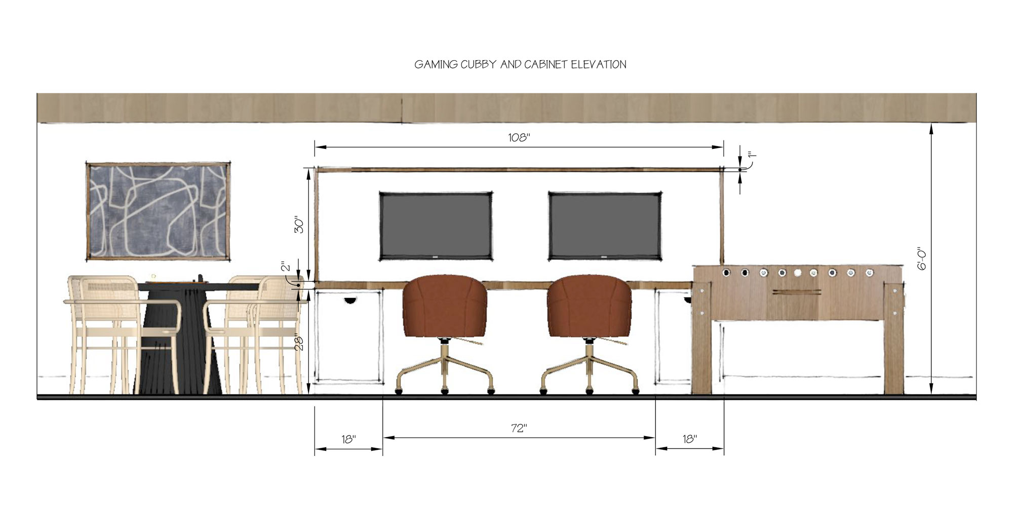 cabinetry elevation 1