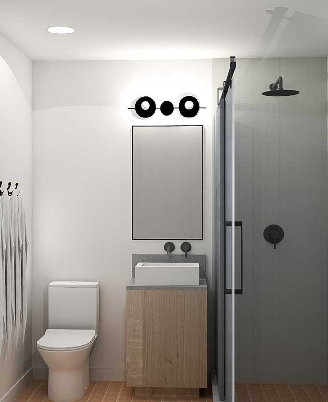 bathroom rendering beach house