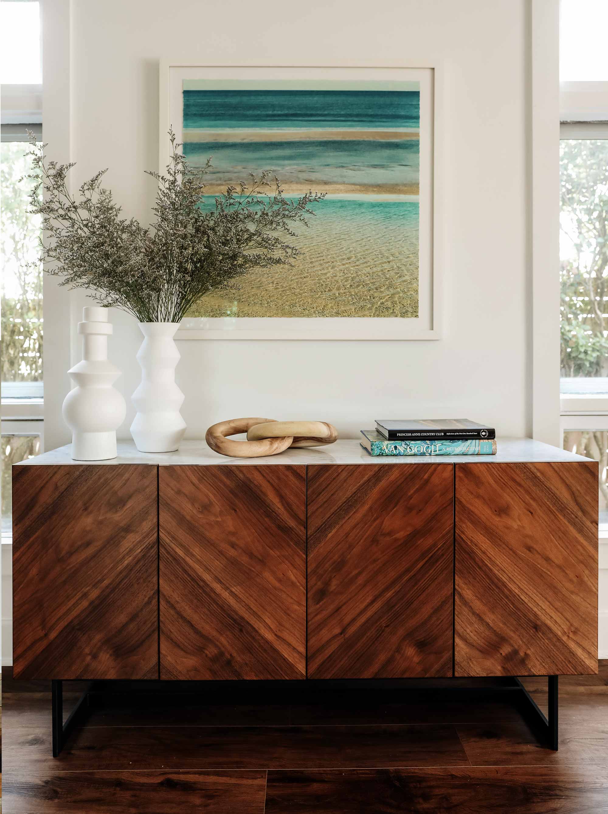 dining room design reveal by interior designer Patchi Cancado in Virginia Beach