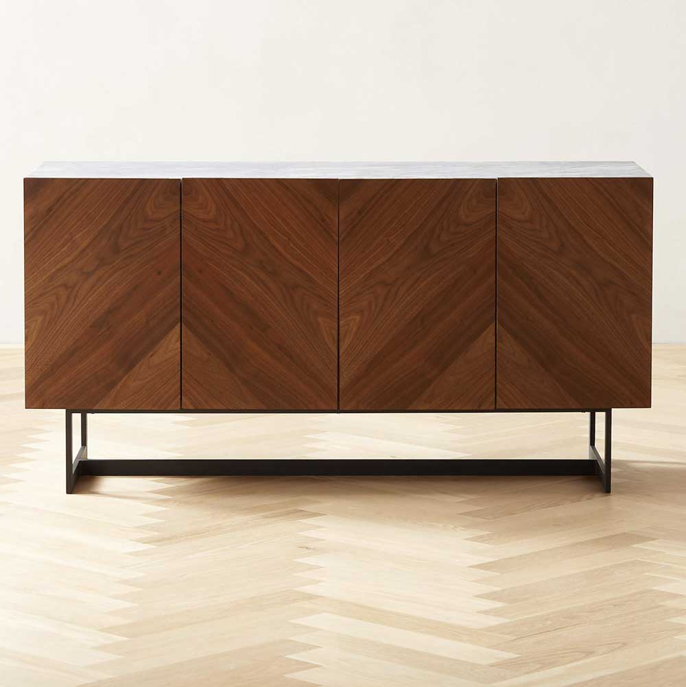 wood console