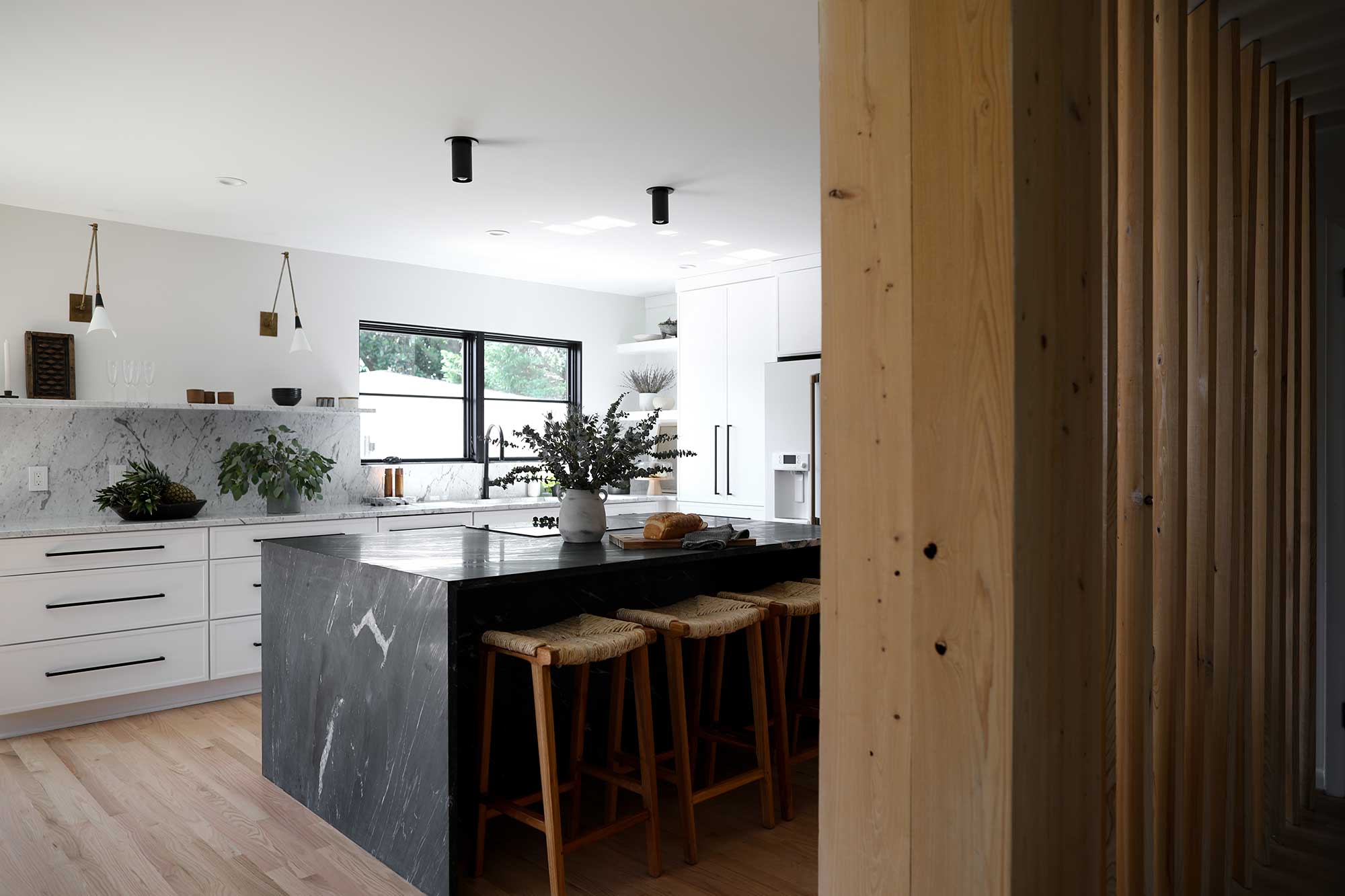 Beach House Kitchen Design by Interior Designer Patchi Cancado