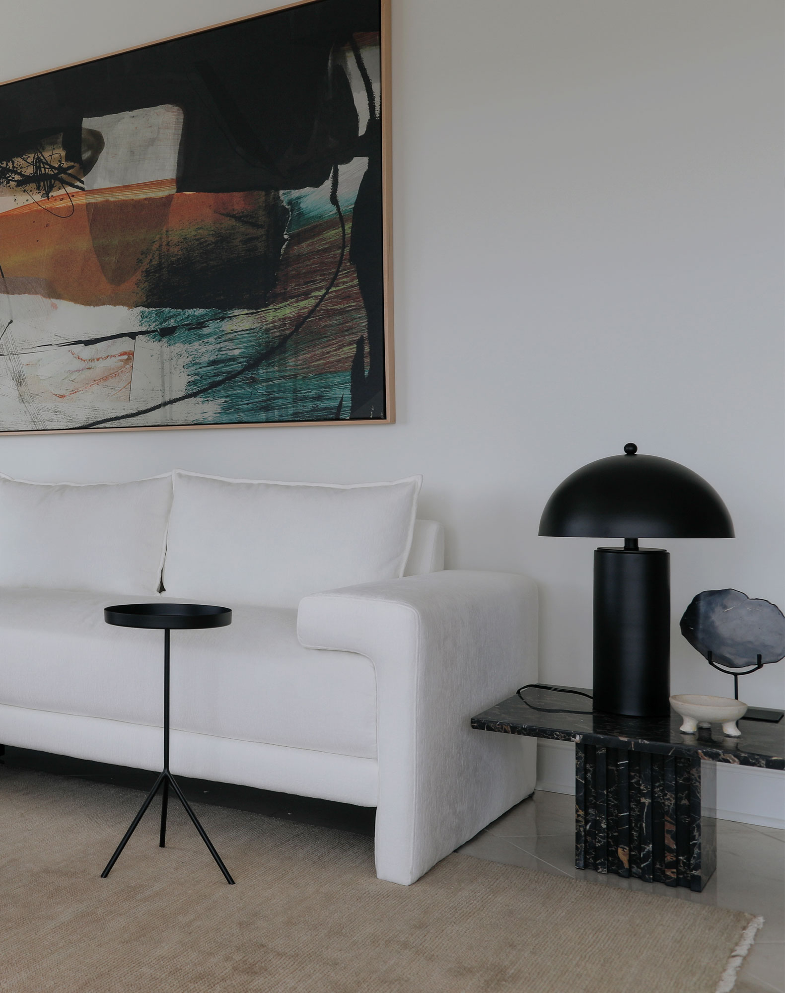 virginia beach living room design by interior designer Patchi Cancado