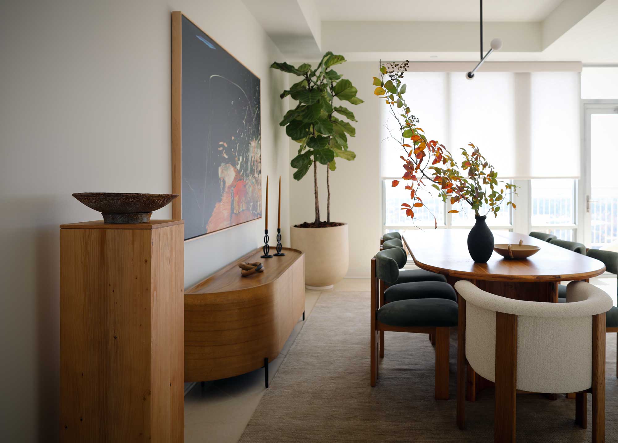 A Bold Dining Room Design in Virginia Beach by Interior Designer Patchi Cancado