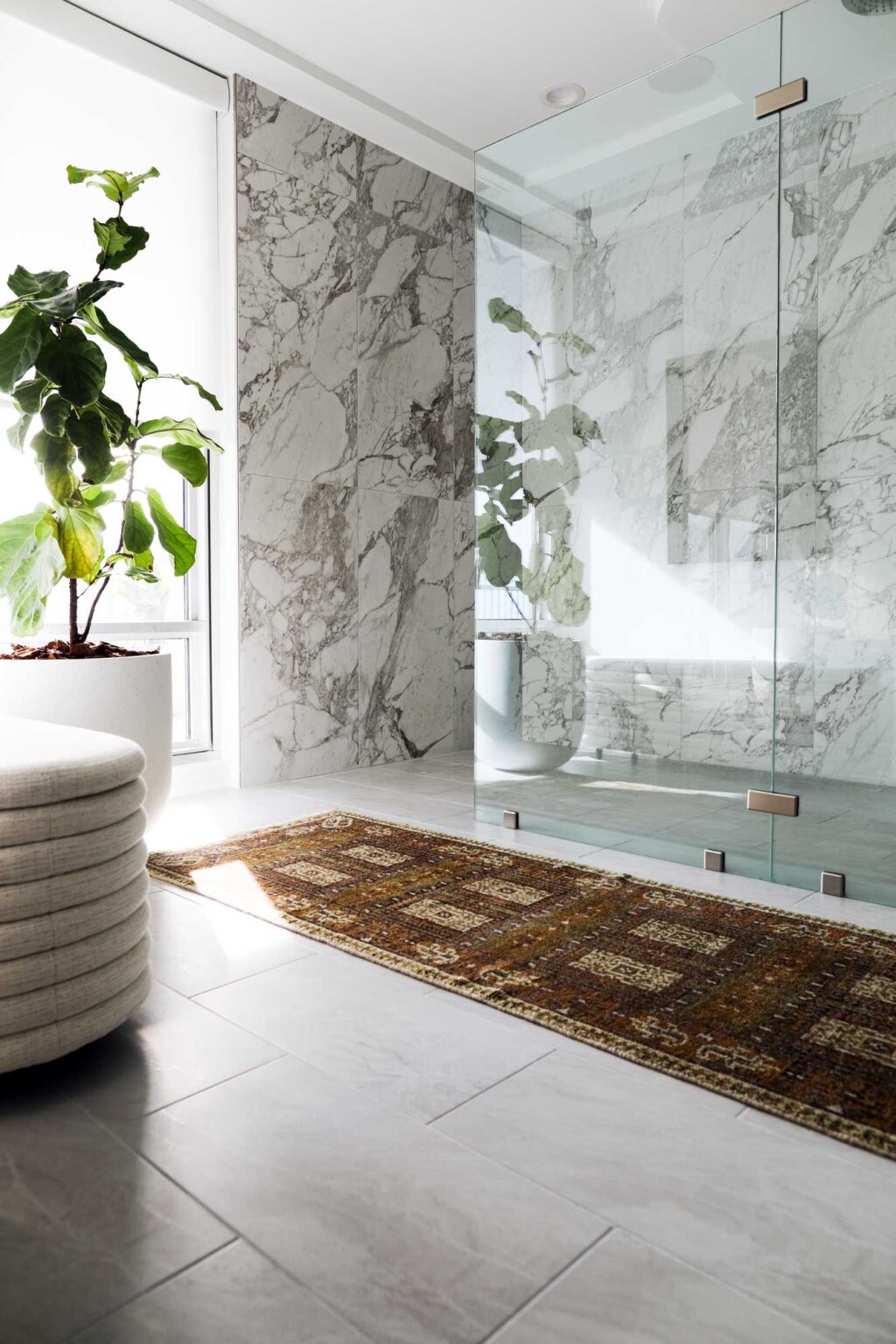 View of Unveiling Modern Luxury: High-Rise Bathroom Renovation – Made by Patchi
