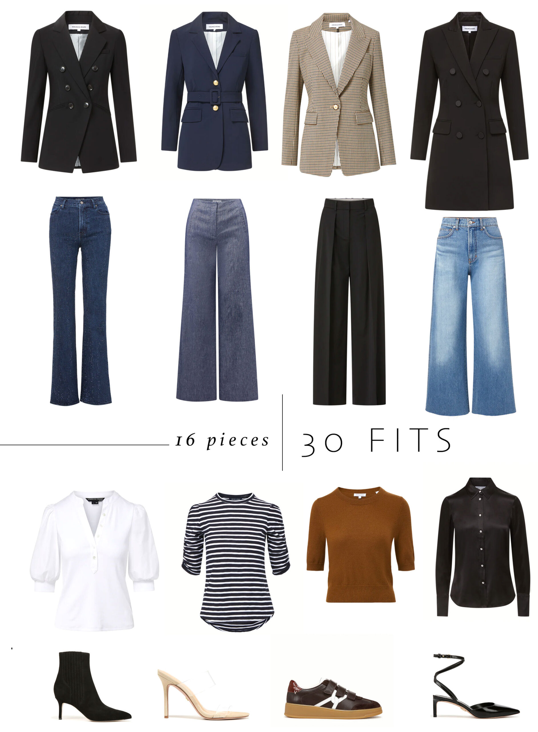 capsule wardrobe by interior designer Patchi Cancado