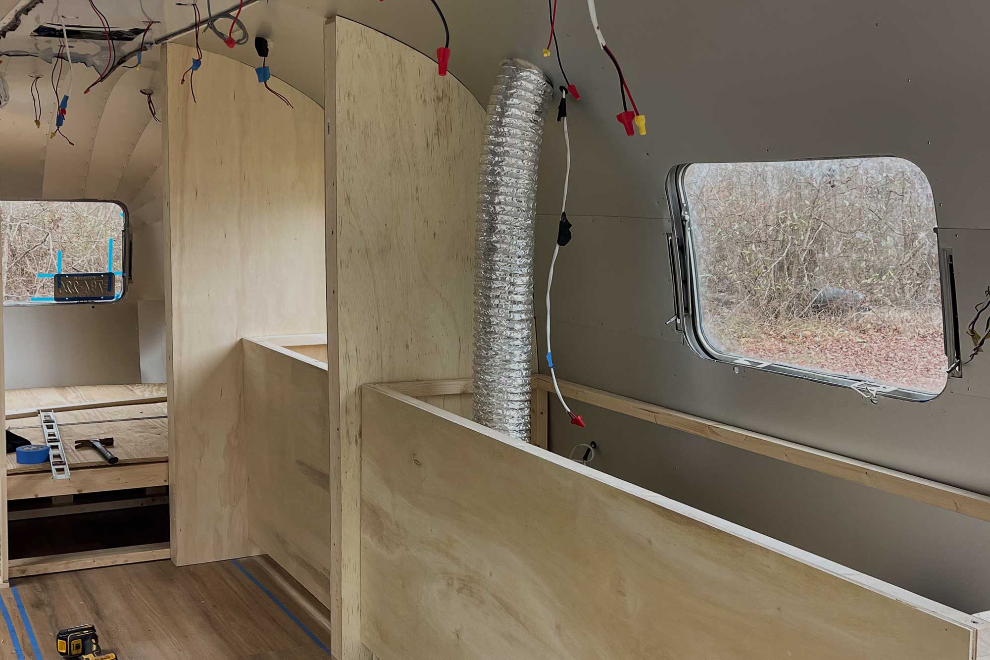 airstream renovation by interior designer Patchi Cancado