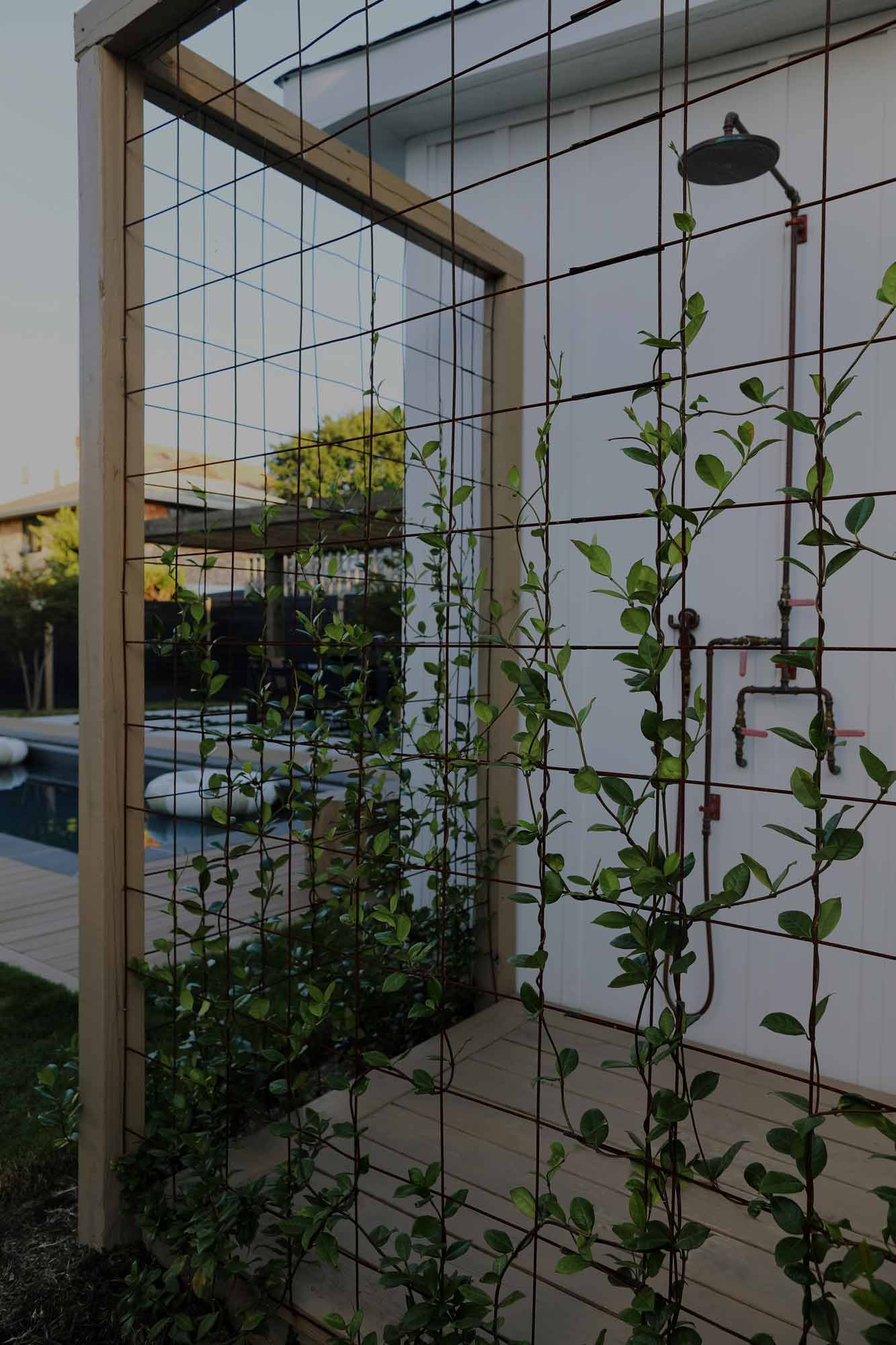 beach outdoor shower design with climbing vines beach outdoor shower design with climbing vines